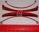 Red Super Soft Flex Leaf Springs (4) RC 4WD