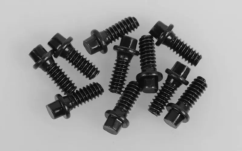 RC4WD Miniature Scale Hex Bolts (M1.6 x 4mm) (Black) RC 4WD