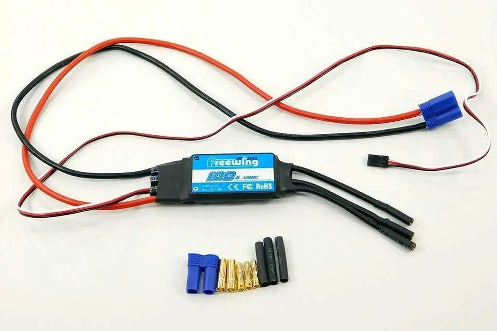 Freewing 80mm EDF T-33/Mig-21/A-4 100A Brushless ESC 043D002001 Freewing
