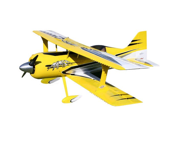 Flex Innovations Mamba 70cc RC Bi-Plane, ARF, Yellow