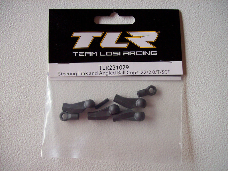 Team Losi Racing Steering Link & Angled Ball Cup Set (22/2.0/T/SCT)