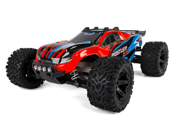 Traxxas Rustler 4X4 1/10 RTR Stadium Truck w/LED Light Set (Red)