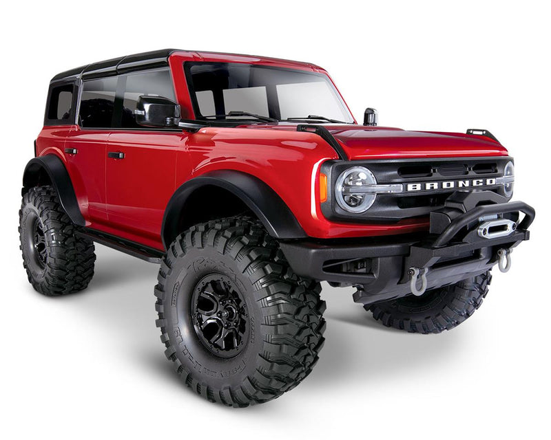 Traxxas TRX-4 1/10 Trail Crawler Truck w/2021 Ford Bronco Body (Red) & TQi 2.4GHz Radio 92076-4